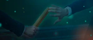 Banner - passagem de bastão em vendas