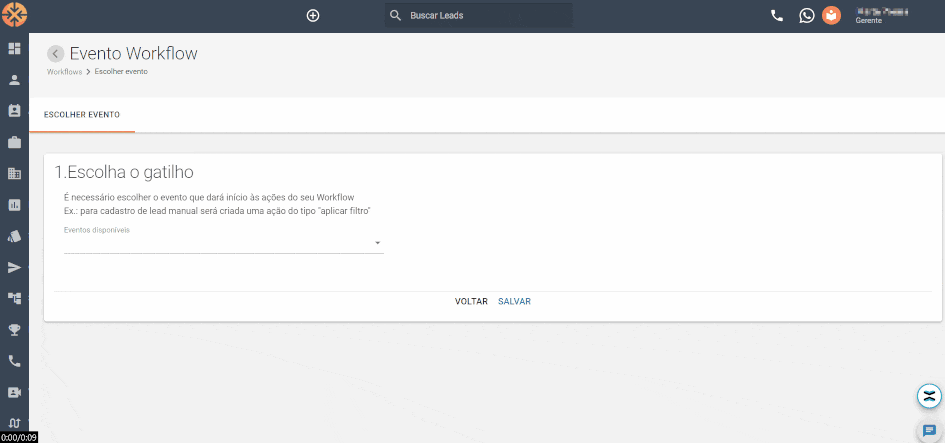 Workflow e passagem de bastão