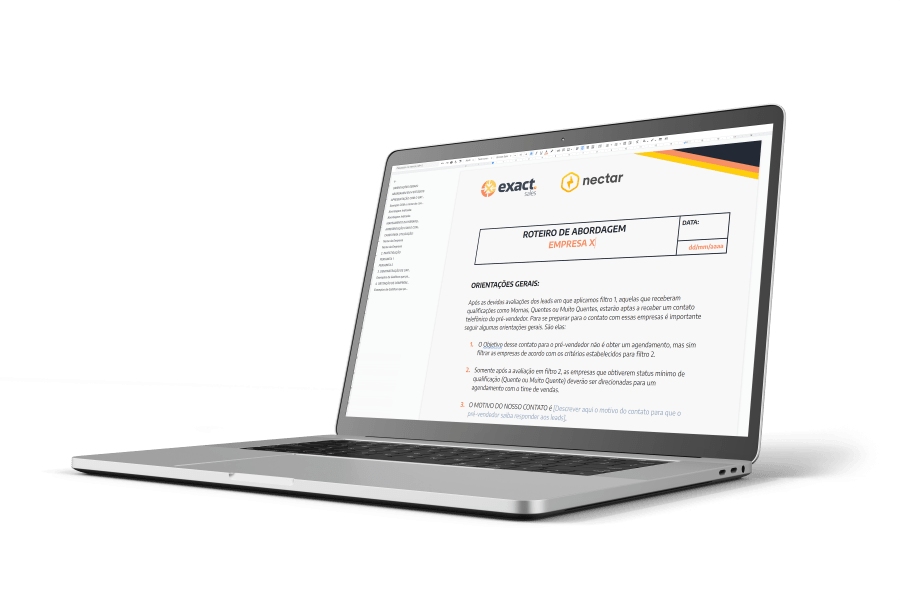 x template roteiro de abordagem veja como montar o seu para vender mais